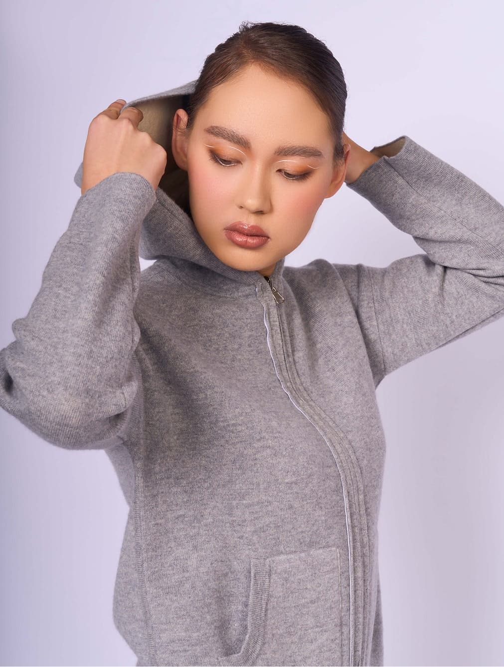 Anita cardigan with hat